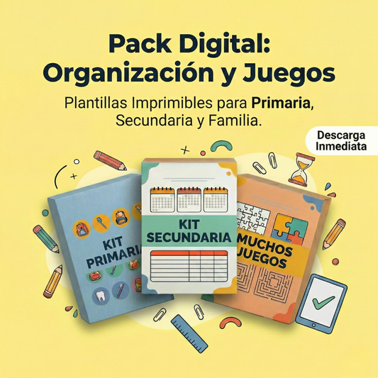 Pack digital: Organización Escolar y Juegos